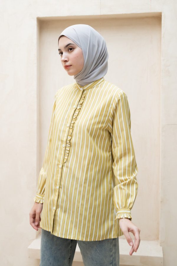 Blus Lyla Della Mustard Big Size - Image 7