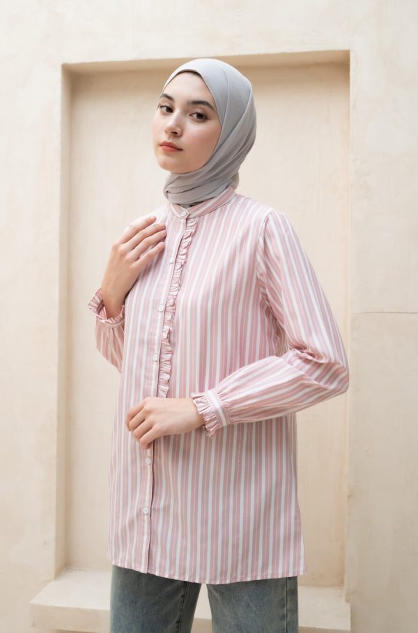 Blus Lyla Della Pink Big Size