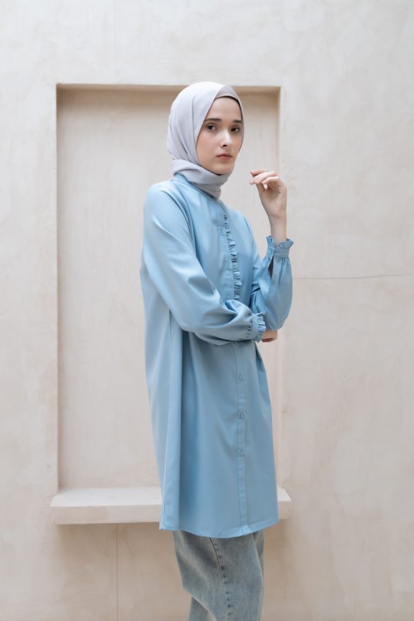 Tunik Lyla Biru Muda Big Size - Image 6