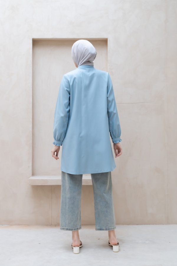 Tunik Lyla Biru Muda Big Size - Image 8