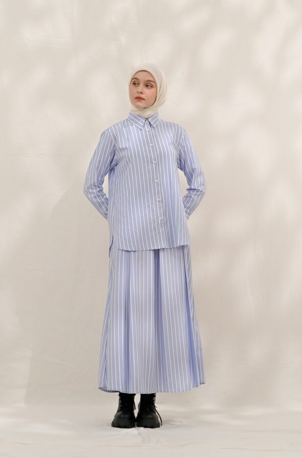 Blus Luna Della Light Blue Big Size - Image 6