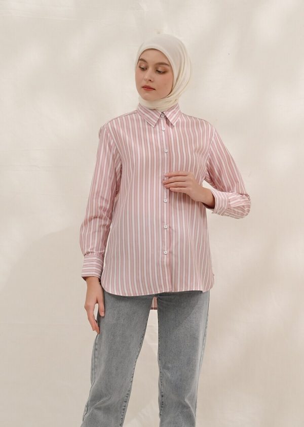 Blus Luna Della Pink Big Size - Image 3