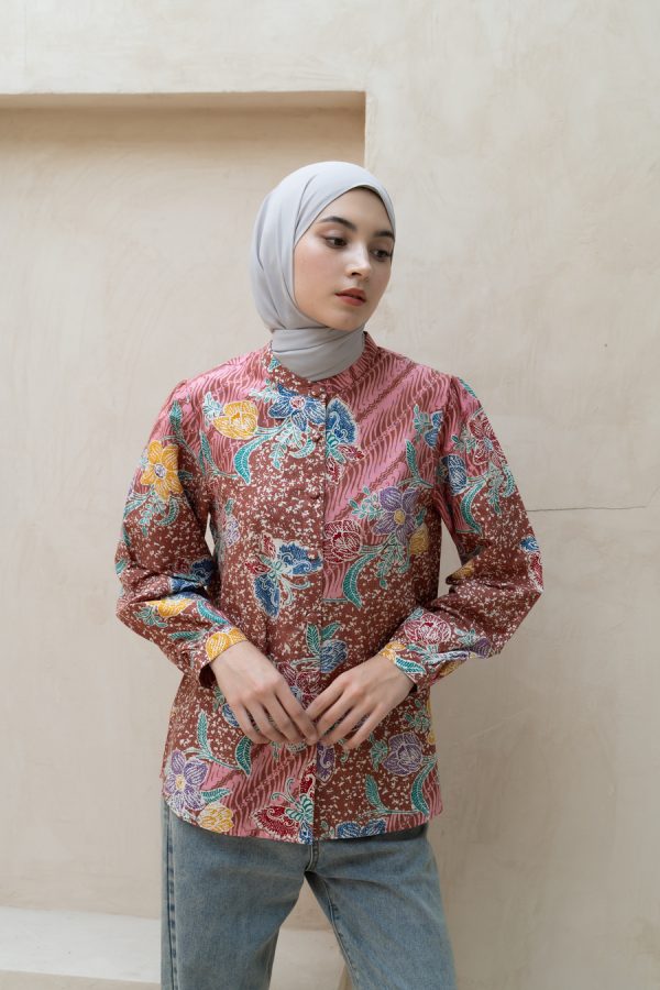 Blus Teana Leida Peach - Image 7