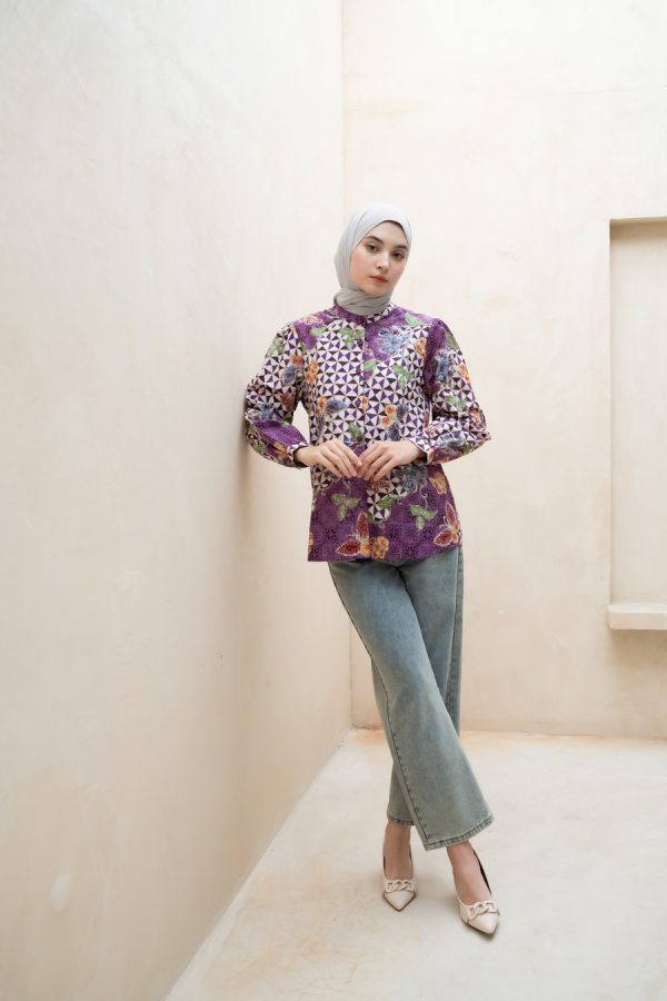 Blus Teana Nurma Purple - Image 8