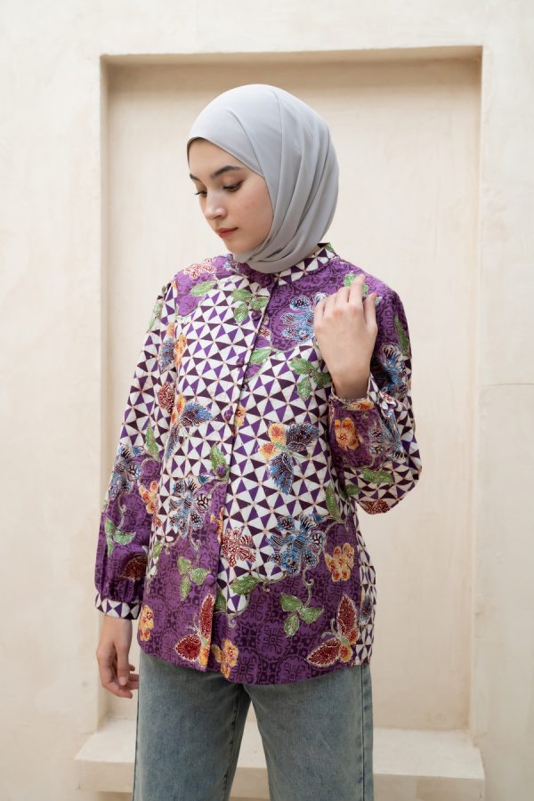 Blus Teana Nurma Purple - Image 6