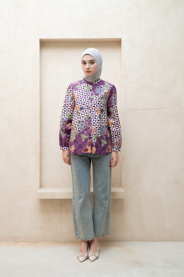 Blus Teana Nurma Purple - Image 2