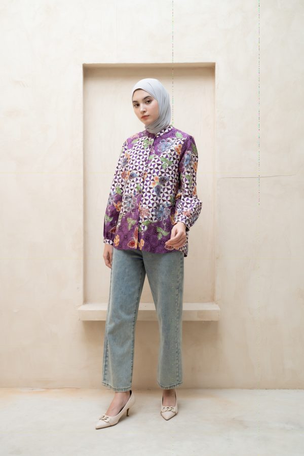 Blus Teana Nurma Purple - Image 3