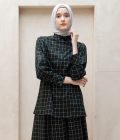 Blus Velya Ditta Black Big Size