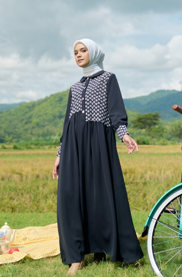 Gamis Rayya Rauda Black - Image 5