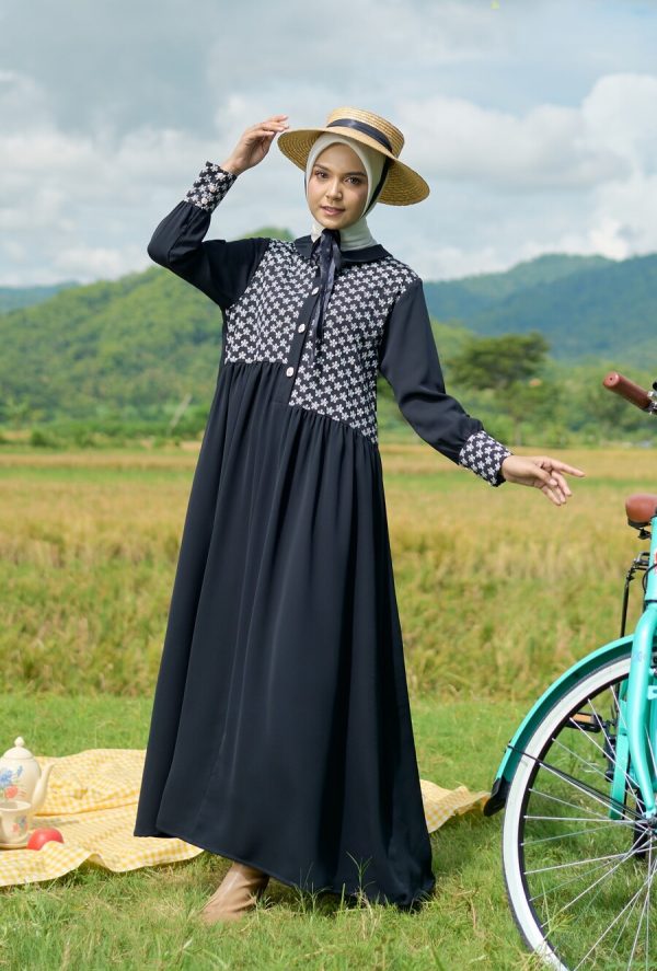 Gamis Rayya Rauda Black - Image 11