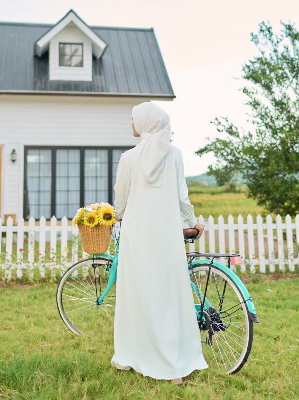 Gamis Rayya Rauda White - Image 9