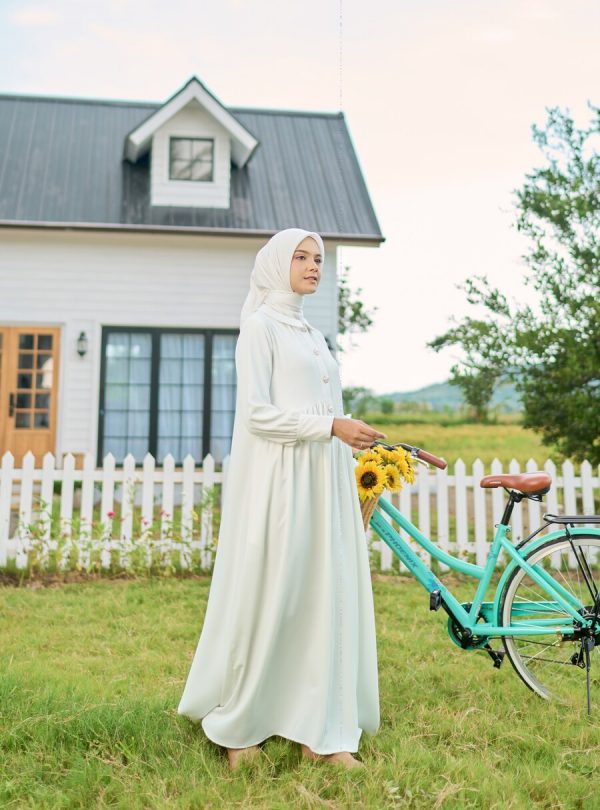 Gamis Rayya Rauda White - Image 5