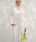 Gamis Rayya Rauda White Big Size - Image 4