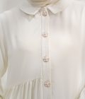 Gamis Rayya Rauda White Big Size - Image 3
