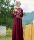 Gamis Rayya Rauda Marun