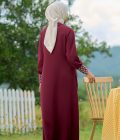 Gamis Rayya Rauda Marun - Image 13