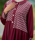 Gamis Rayya Rauda Marun - Image 11