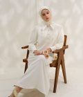 Gamis Zenia Rauda White - Image 6