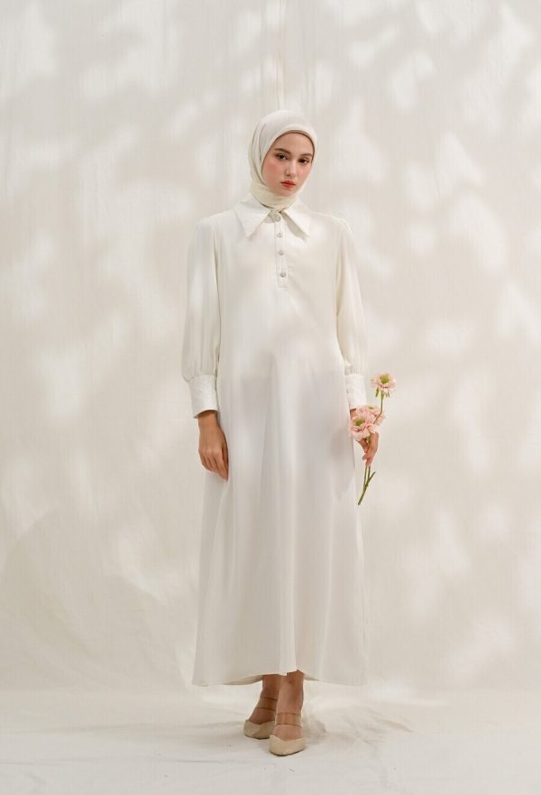 Gamis Zenia Rauda White - Image 5