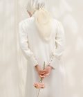Gamis Zenia Rauda White - Image 4