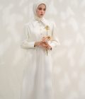 Gamis Zenia Rauda White - Image 2