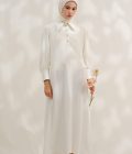 Gamis Zenia Rauda White