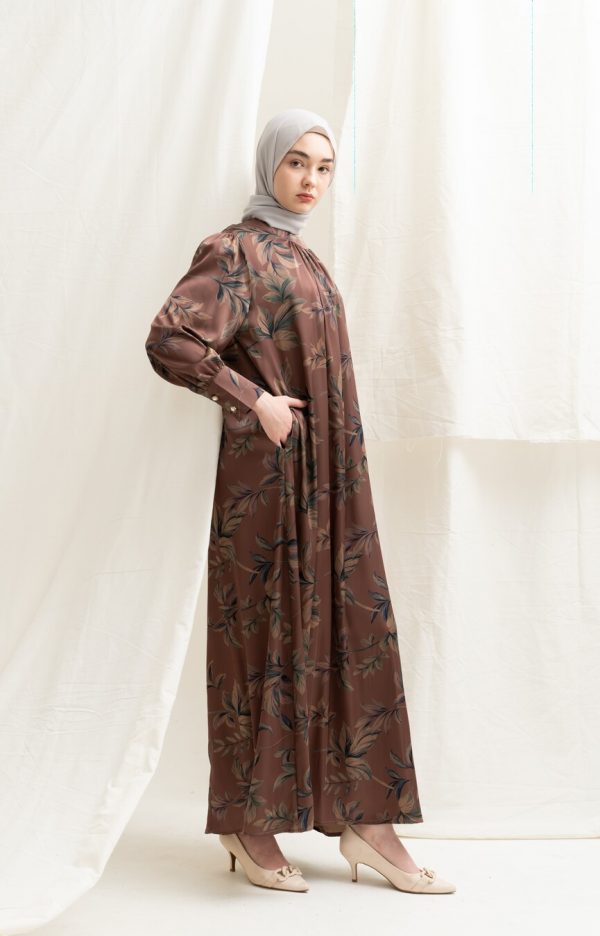 Gamis Lara Lily Brown - Image 4