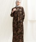 Gamis Lara Lily Dark Brown Big Size - Image 2