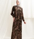 Gamis Lara Lily Dark Brown Big Size - Image 7