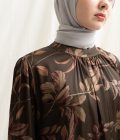 Gamis Lara Lily Dark Brown Big Size - Image 5
