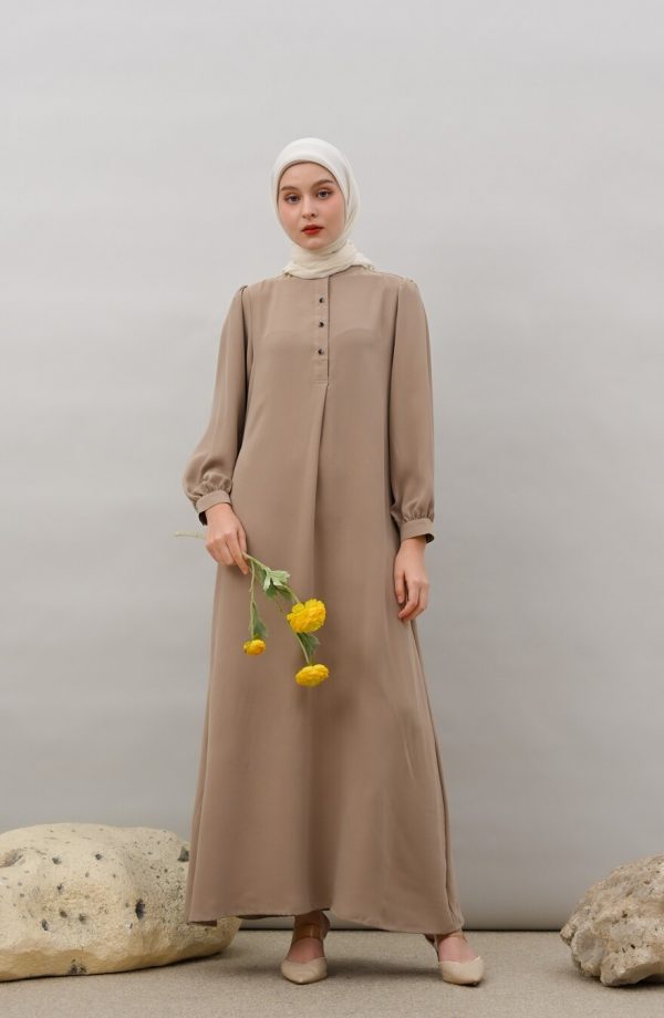 Gamis Terra Feera Latte Big Size - Image 2