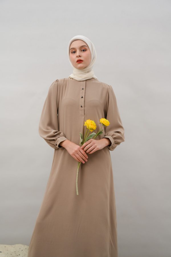 Gamis Terra Feera Latte Big Size - Image 3