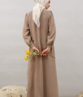 Gamis Terra Feera Latte - Image 4