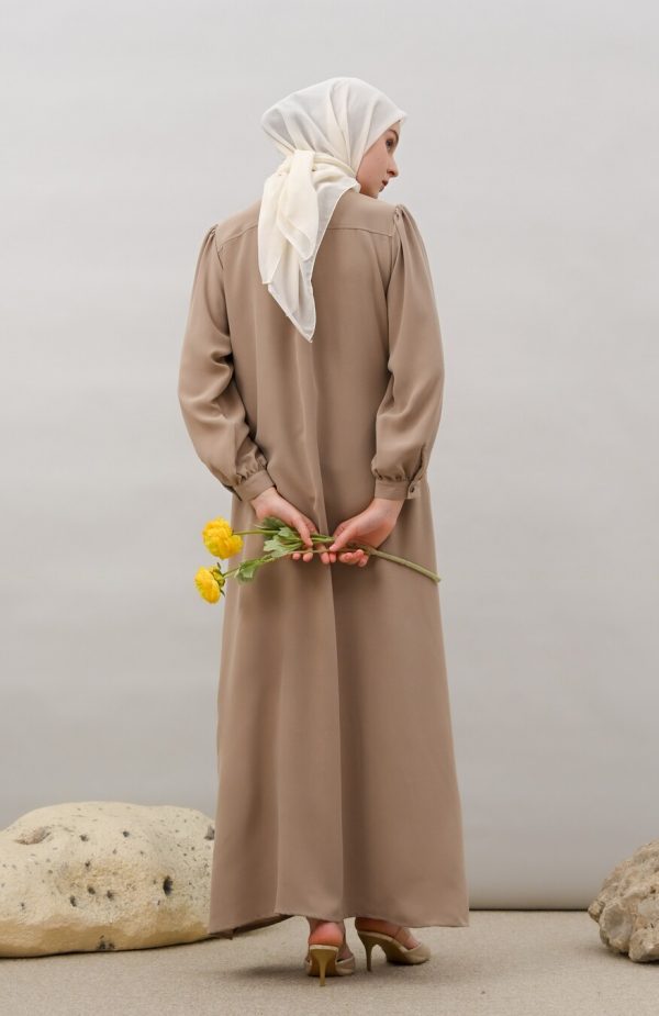 Gamis Terra Feera Latte - Image 4