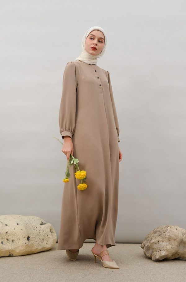 Gamis Terra Feera Latte Big Size - Image 5