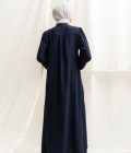 Gamis Terra Feera Navy Big Size - Image 8