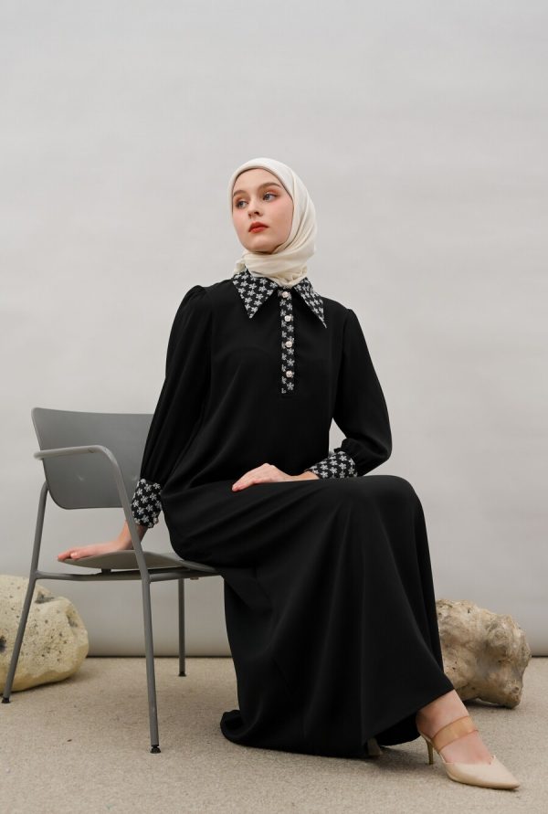 Gamis Zenia Rauda Black