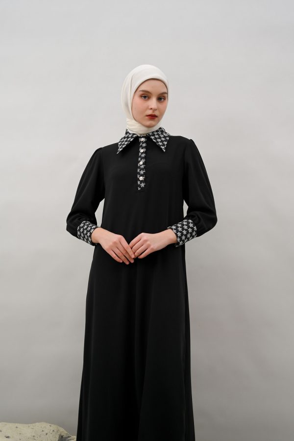 Gamis Zenia Rauda Black - Image 6