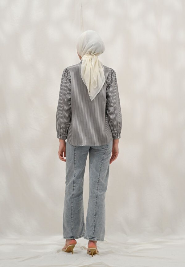 Blus Teana Kaluna Grey - Image 7
