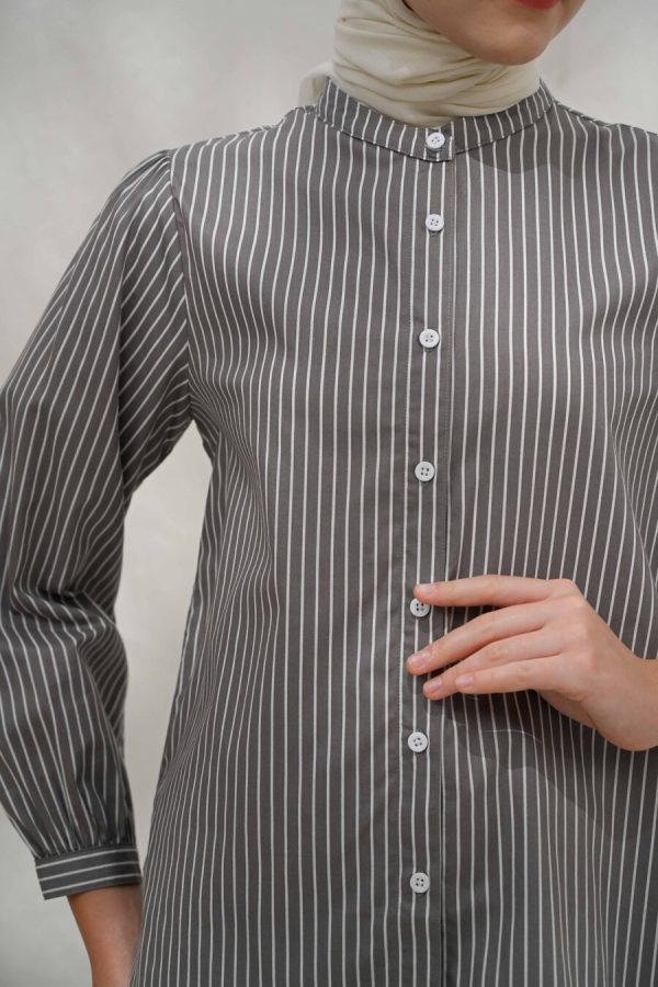 Blus Teana Kaluna Grey - Image 6