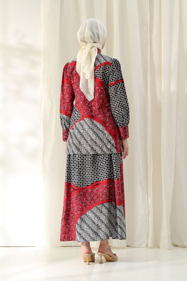 Blus Velya Adra Merah - Image 6