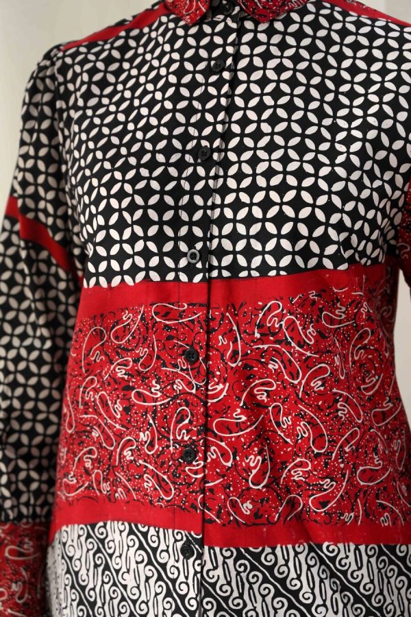 Blus Velya Adra Merah - Image 5