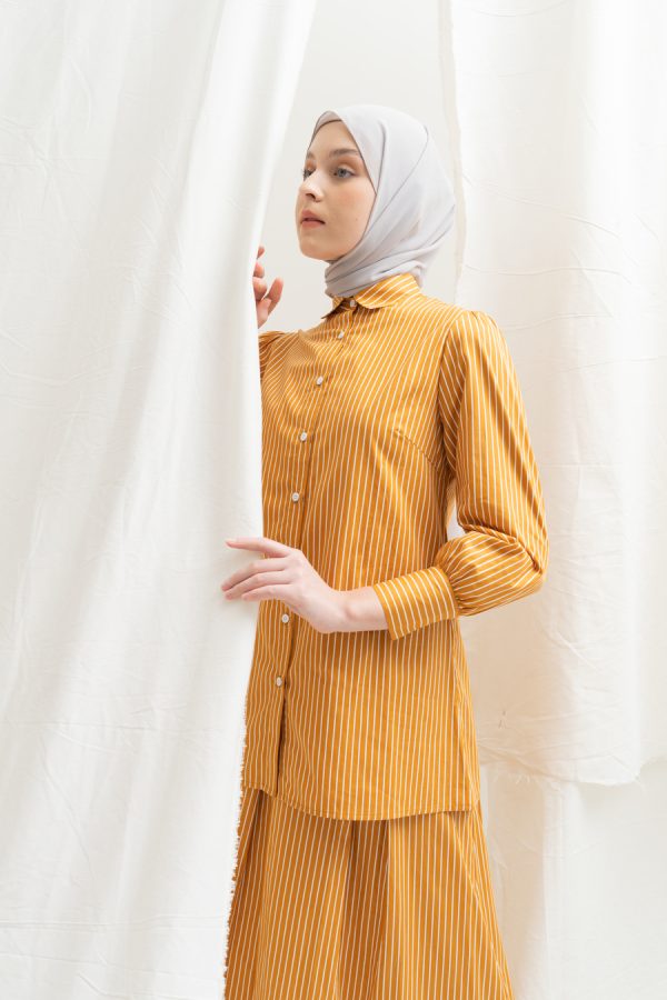 Blus Velya Kaluna Dark Orange Big Size - Image 3