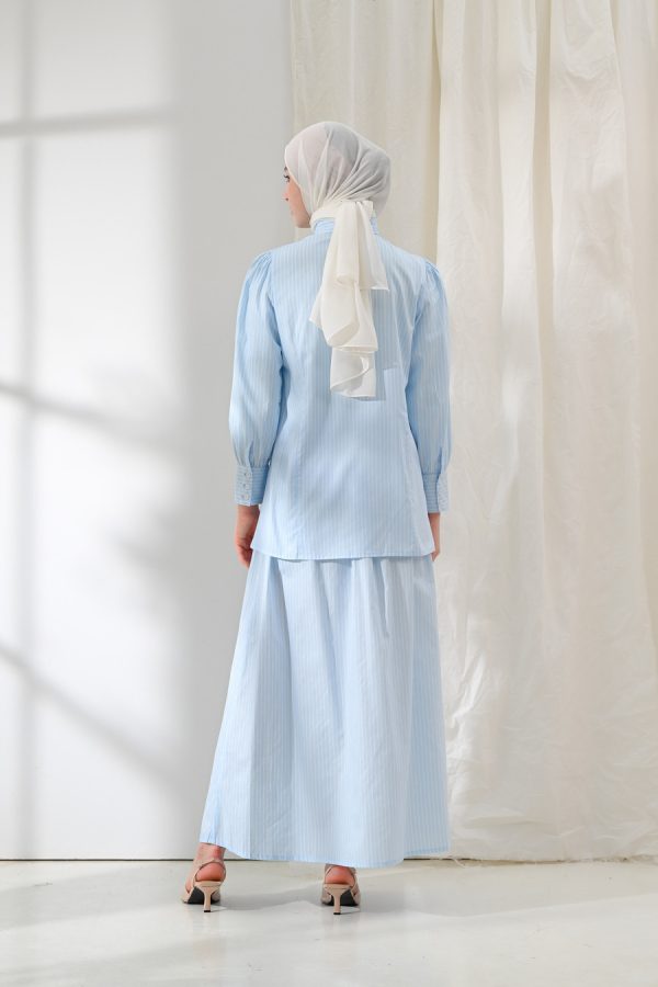 Blus Velya Kaluna Light Blue Big Size - Image 10