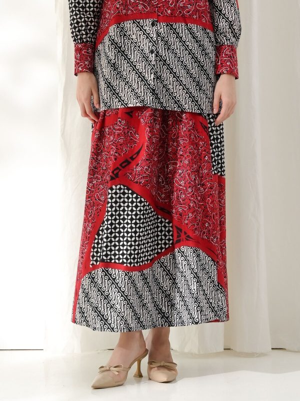 Deena Skirt Adra Merah