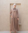 Gamis Luma Myla Dark Mocca - Image 2