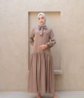 Gamis Luma Myla Dark Mocca - Image 3