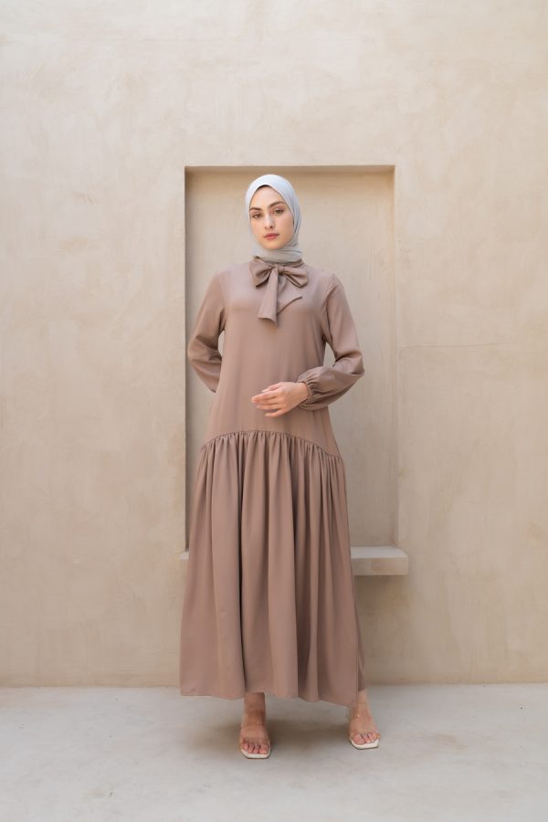 Gamis Luma Myla Dark Mocca - Image 3