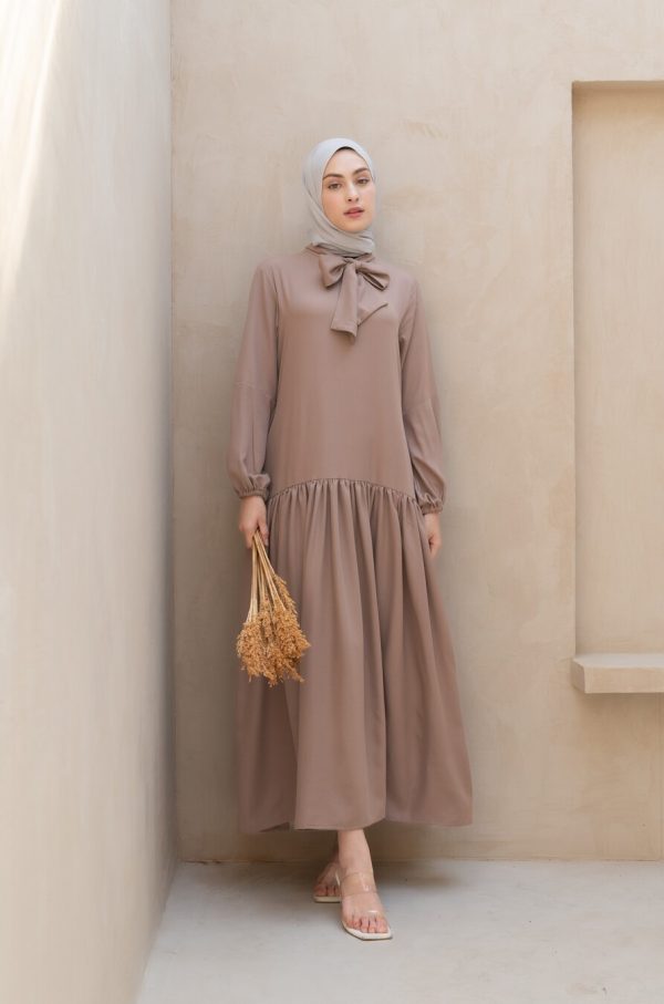 Gamis Luma Myla Dark Mocca - Image 4