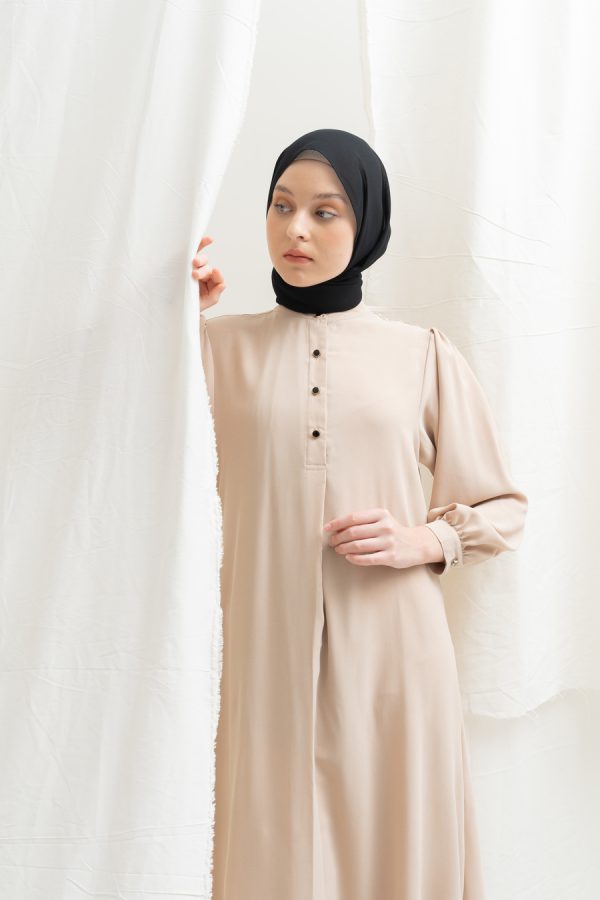 Gamis Terra Feera Cream Big Size - Image 2